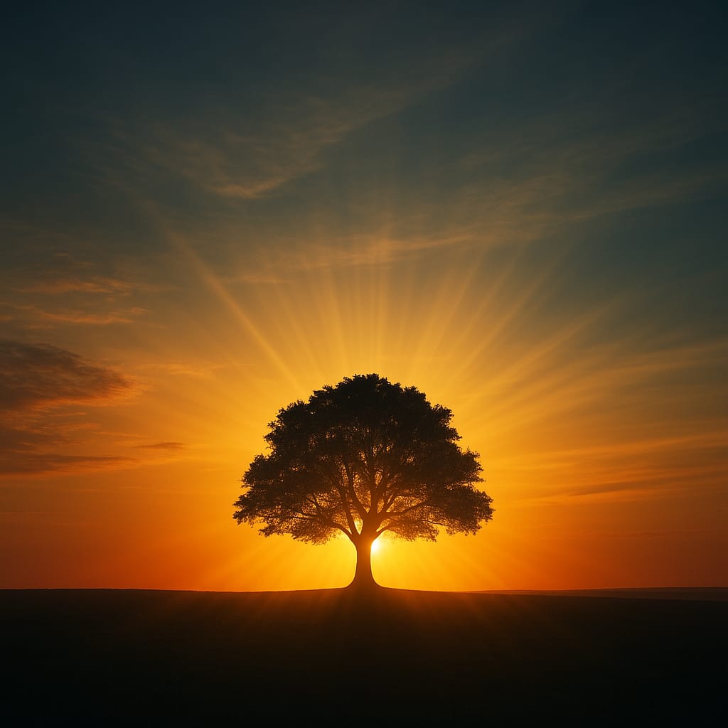 जीवन और संबंधो का प्रतीकात्मक दृश्य