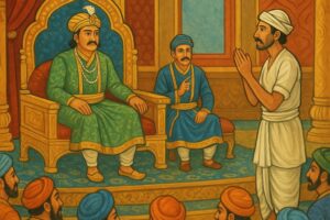 मुग़ल राजदरवार का चित्र