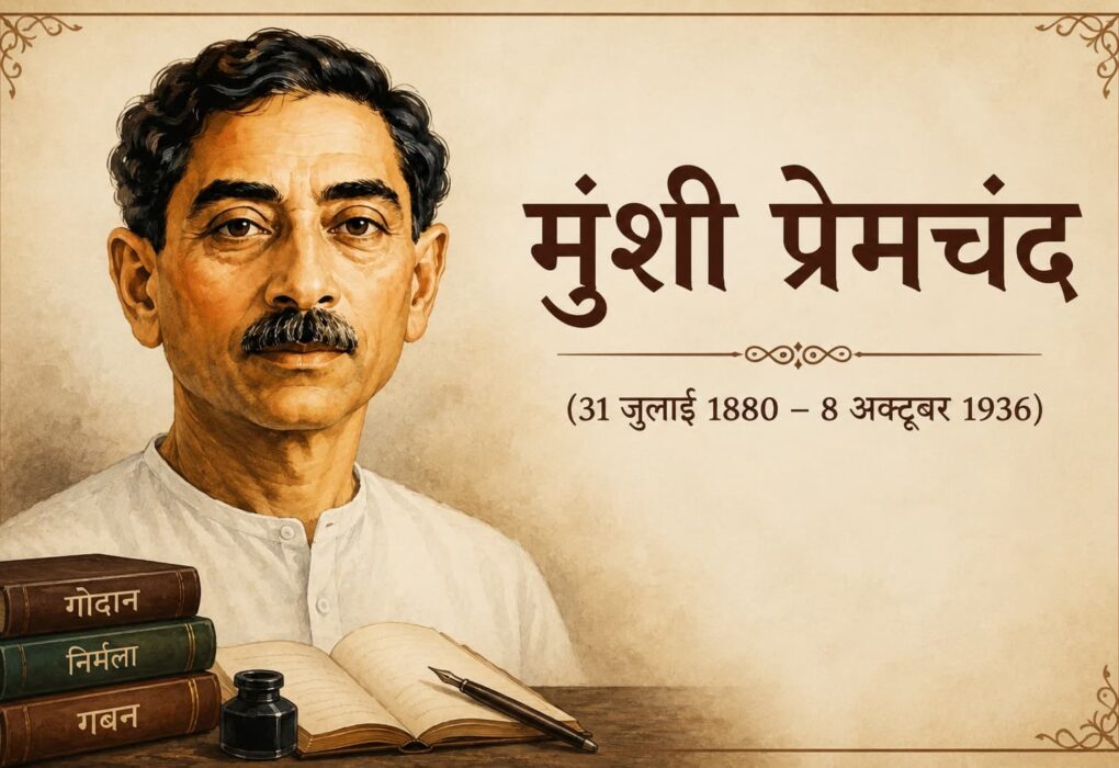 मुंशी प्रेमचंद का चित्र