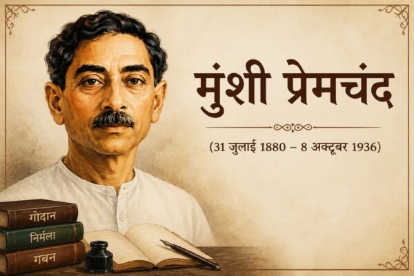 मुंशी प्रेमचंद का चित्र