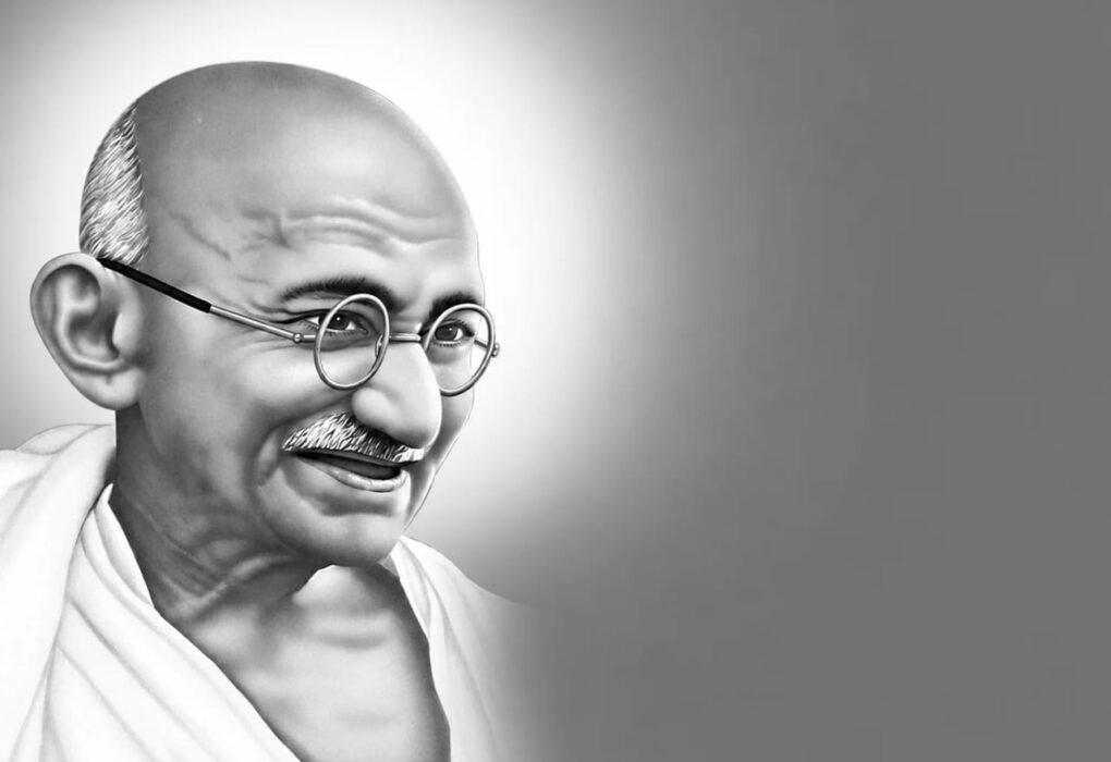 महात्मा गांधी का चित्र